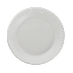 10.25" White UnlamiNaturaled Plate 500/CS   